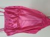 Adult Female Costumes to Hire - Satin Pink Bodysuit - XXL